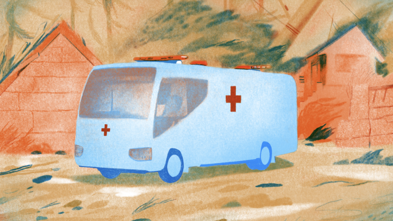 Ambulance using hydrogen